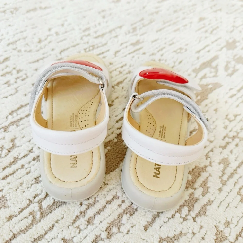 Naturino Velcro sandals with heart ♥️